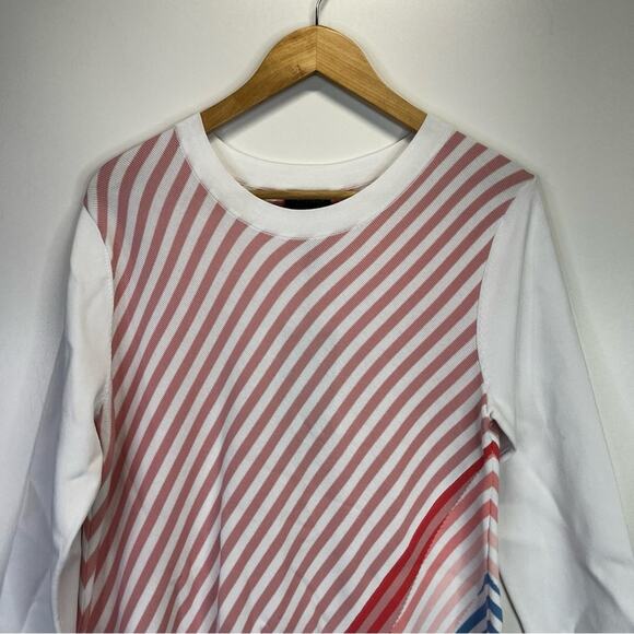 Carlisle Asymmetrical Striped Knit top multicolor - L - Picture 2 of 11